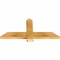 Ekena Millwork Eugene Rough Sawn Timber Gable Bracket, Western Red Cedar, 36"W x 16"H x 2"D x 4"F, 11/12 Pitch GBW036X16X0204EUG00RWR - alternate 2